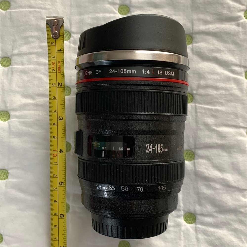 Camera Lens Insulated Coffee Cup
